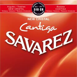 Cordes guitare classique nylon Savarez Acoustic (6) 510CR Cantiga New Cristal - Jeu de 6 cordes