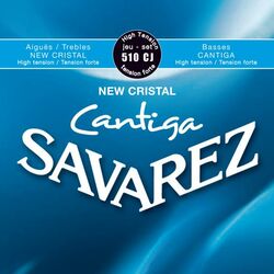 Cordes guitare classique nylon Savarez 510CJ Cantiga High Tension - Jeu de 6 cordes