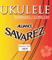 Cordes ukelele  Savarez 140R Alliance Ukulélé Soprano Concert - Jeu de 6 cordes