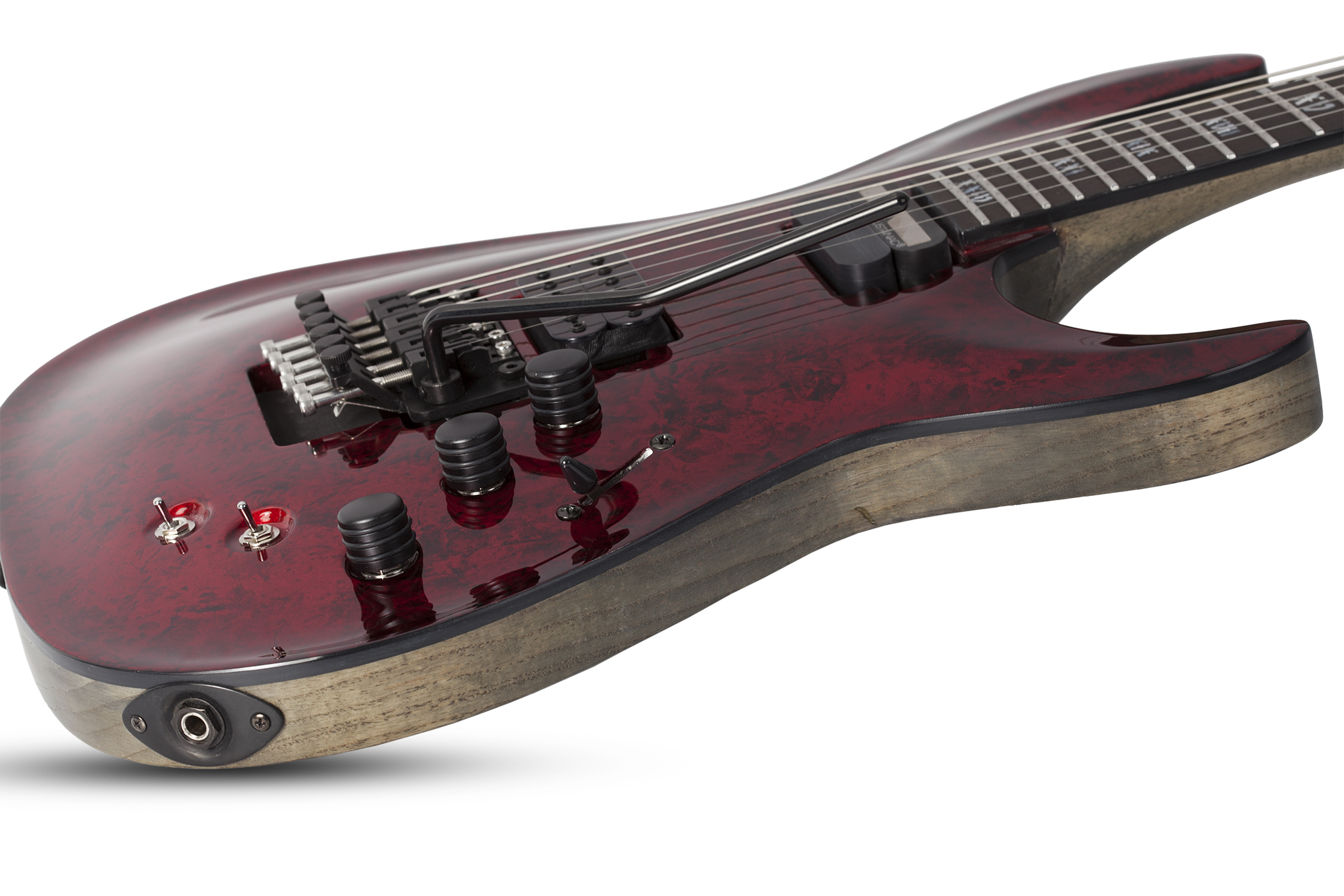 Schecter Apocalypse C-1 Fr S 2h Sustainiac - Red Reign - Guitare Électrique Double Cut - Variation 1