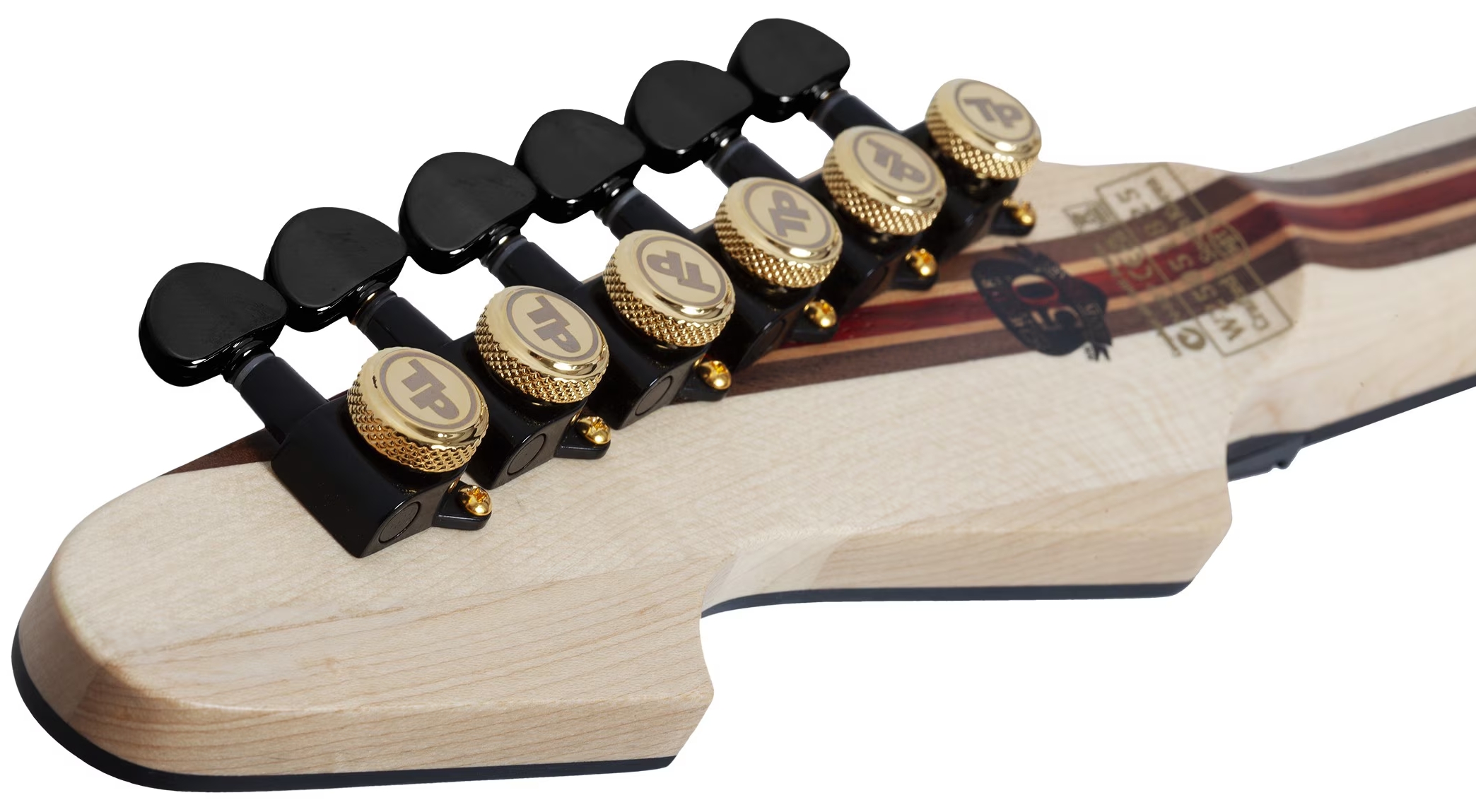 Schecter Avenger Fr-s 50th Ann. Lh Gaucher 2h Sustainiac Fr Eb - 50th Gold Burst - Guitare Électrique MÉtal - Variation 8