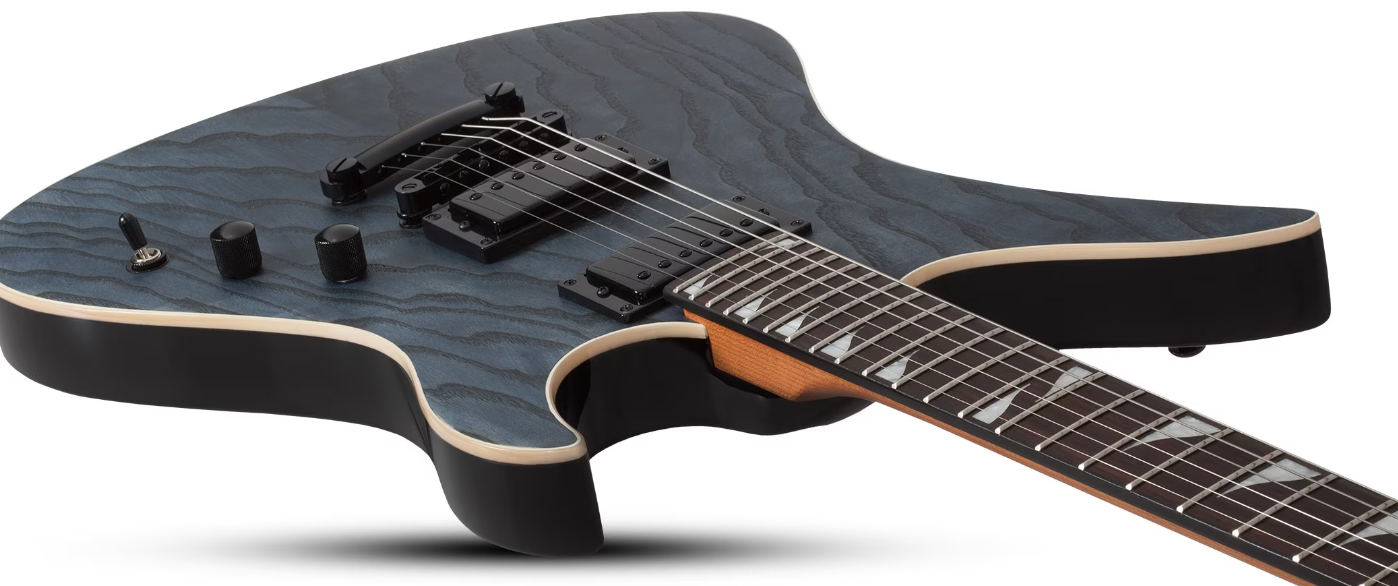 Schecter Avenger Standard 2h Ht Rw - Charcoal Satin - Guitare Électrique MÉtal - Variation 2