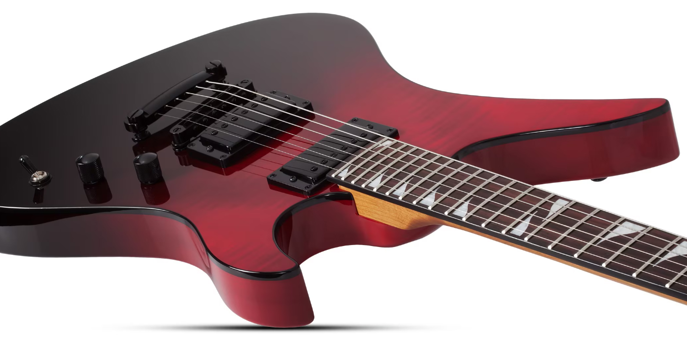 Schecter Avenger Standard 2h Ht Rw - Blood Burst - Guitare Électrique MÉtal - Variation 2