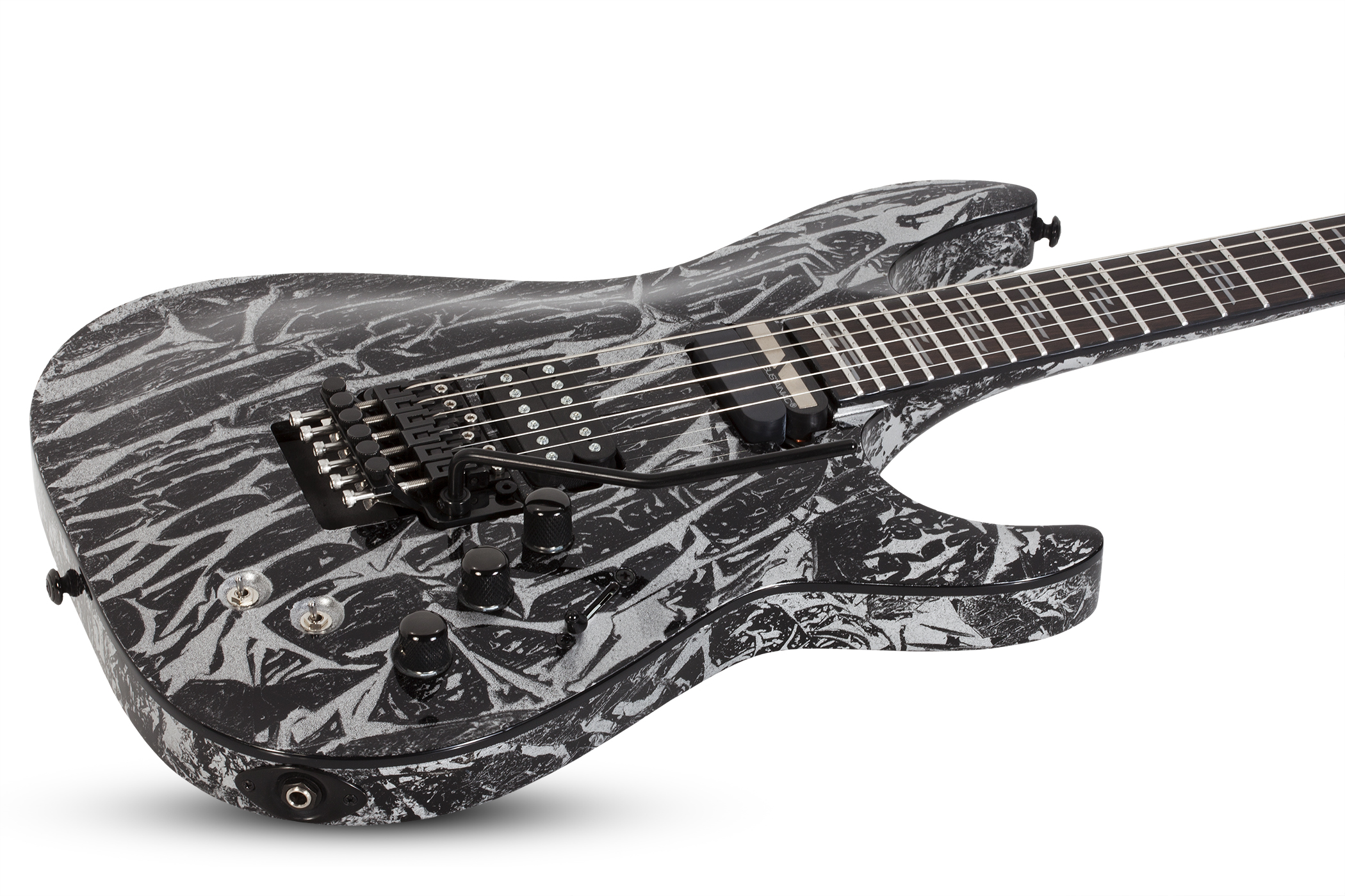 Schecter C-1 Fr  S Silver Mountain 2h Sustainiac Ht Eb - Silver Mountain - Guitare Électrique Forme Str - Variation 1