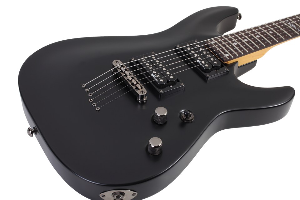 Sgr By Schecter C-1 2h Ht Rw - Midnight Satin Black - Guitare Électrique Forme Str - Variation 1