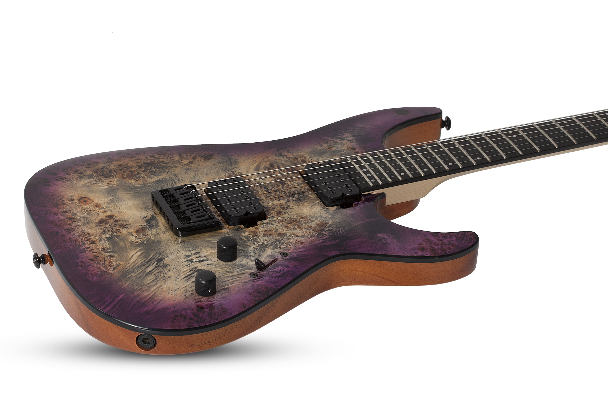 Schecter C-6 Pro 2h Ht Wen - Aurora Burst - Guitare Électrique Double Cut - Variation 1