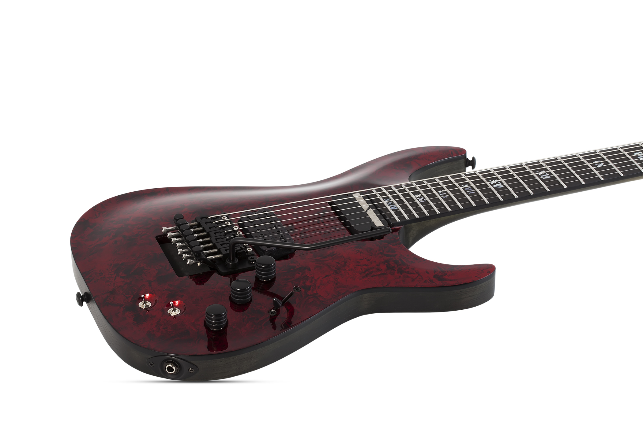 Schecter C-7 Fr S Apocalypse 7c 2h Sustainiac Eb - Red Reign - Guitare Électrique 7 Cordes - Variation 1