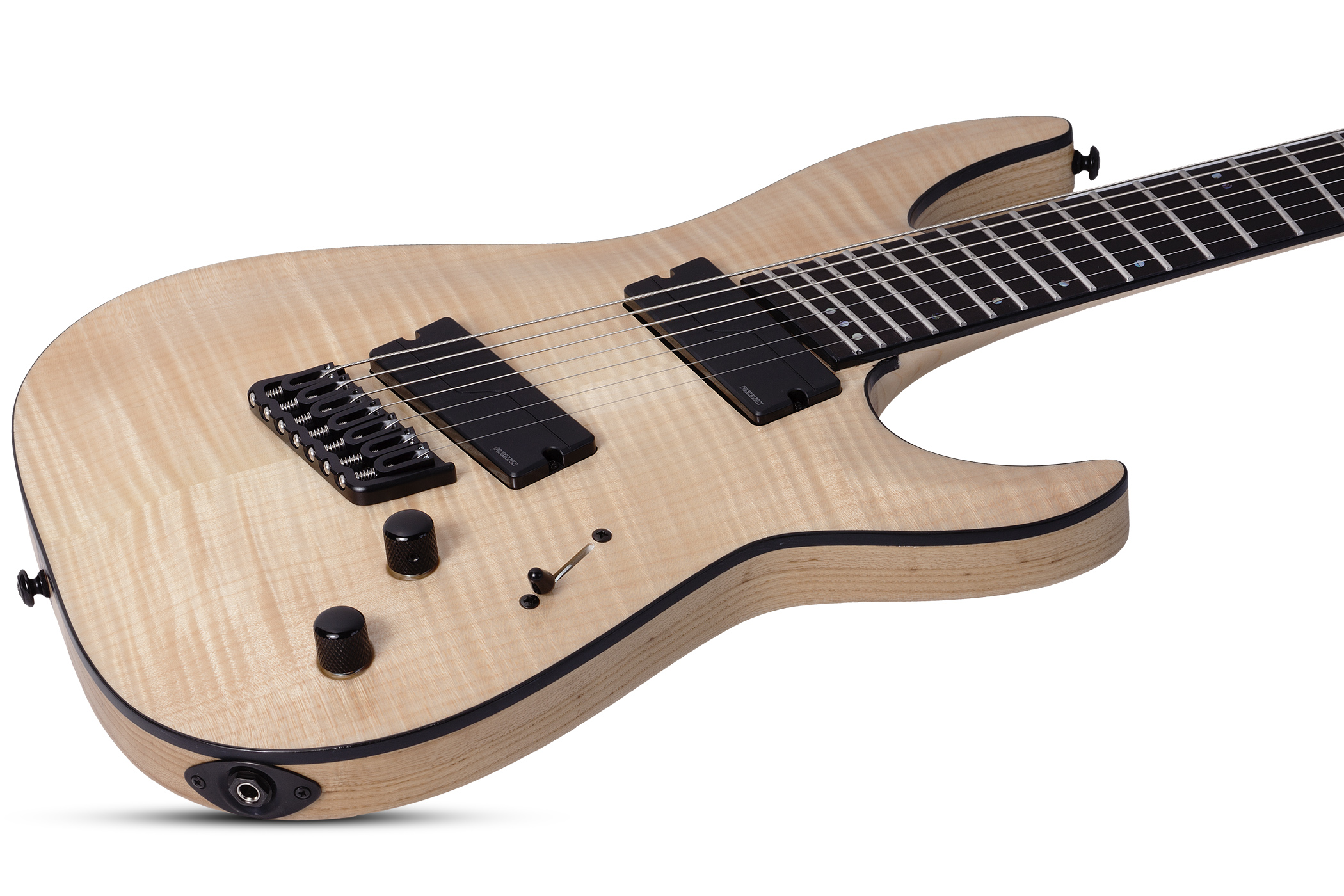 Schecter Sls Elite C-7 Multiscale 2h Ht Eb - Natural - Guitare Électrique Multi-scale - Variation 2