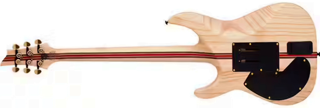 Schecter C1 Fr-s 50th Ann. 2h Sustainiac Fr Eb - 50th Gold Burst - Guitare Électrique MÉtal - Variation 1