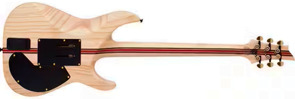 Schecter C1 Fr-s 50th Ann. Lh 2h Sustainiac Eb - 50th Gold Burst - Guitare Électrique MÉtal - Variation 1