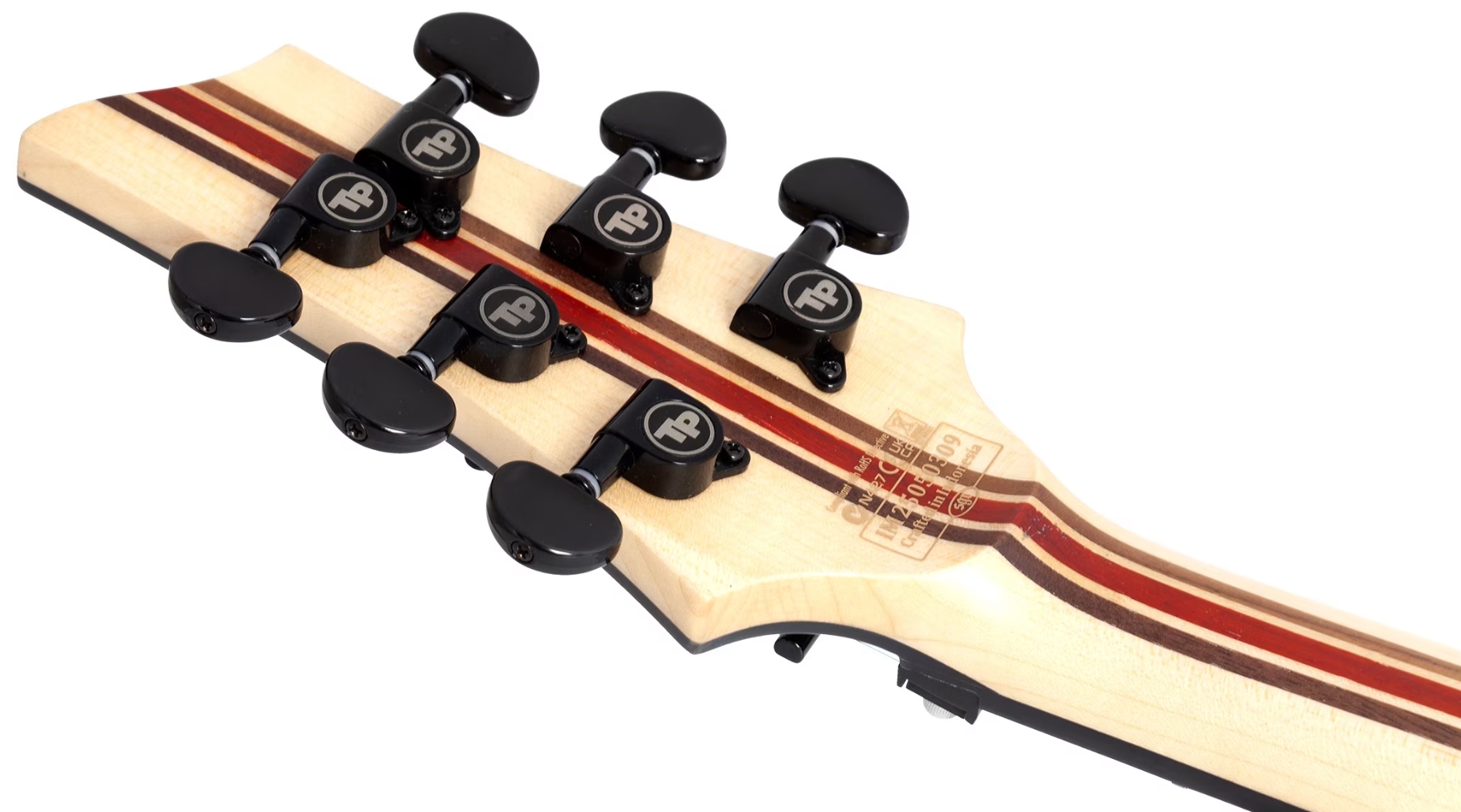 Schecter C1 Fr-s Pale Moon 2h Sustainac Fr Ric - Natural Satin Black Burst - Guitare Électrique Forme Str - Variation 6