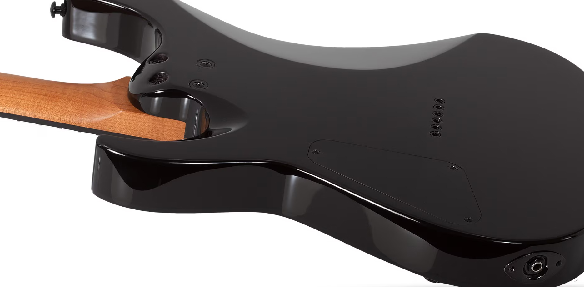 Schecter C1 Standard 2h Ht Rw - Black Fade Burst Burl - Guitare Électrique Forme Str - Variation 5