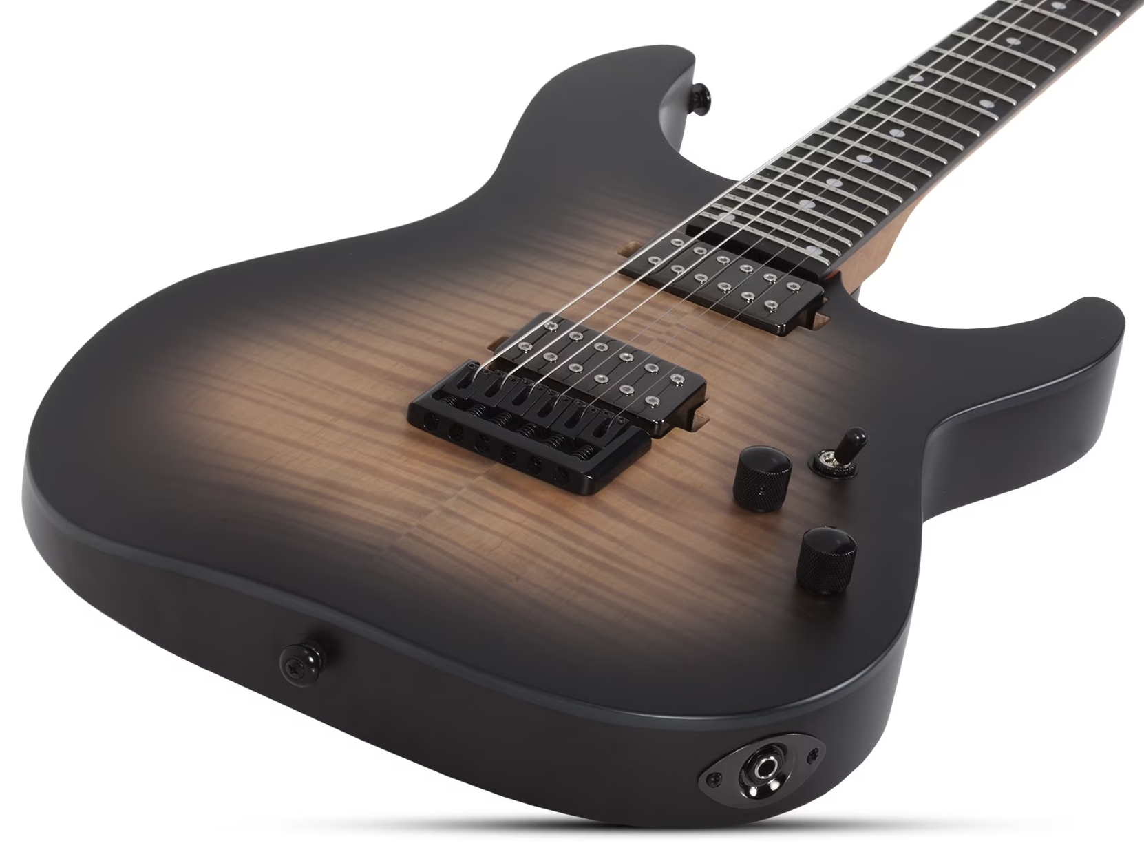 Schecter C1 Standard Plus 2h Ht Eb - Ember Burst - Guitare Électrique Forme Str - Variation 2