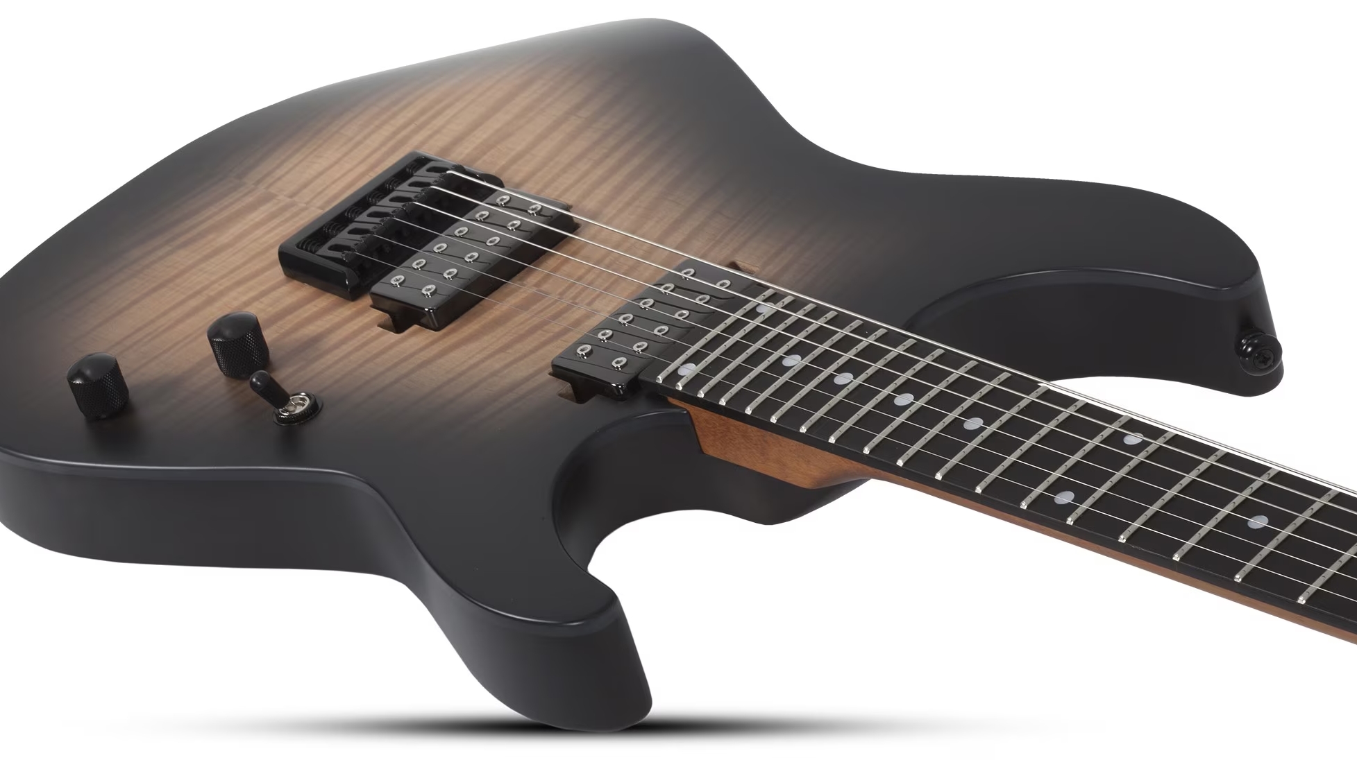 Schecter C1 Standard Plus 2h Ht Eb - Ember Burst - Guitare Électrique Forme Str - Variation 3