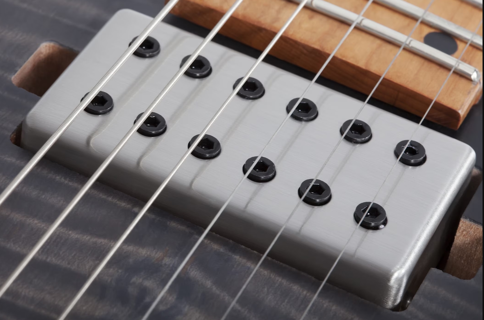 Schecter C1 Standard Plus 2h Ht Mn - Trans Black Burst - Guitare Électrique Forme Str - Variation 3