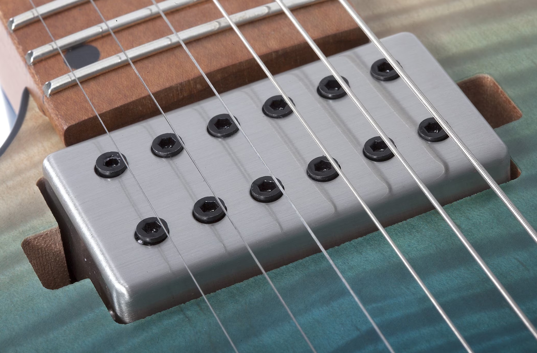 Schecter C1 Standard Plus Lh Gaucher 2h Ht Mn - Blue Fade - Guitare Électrique Forme Str - Variation 2