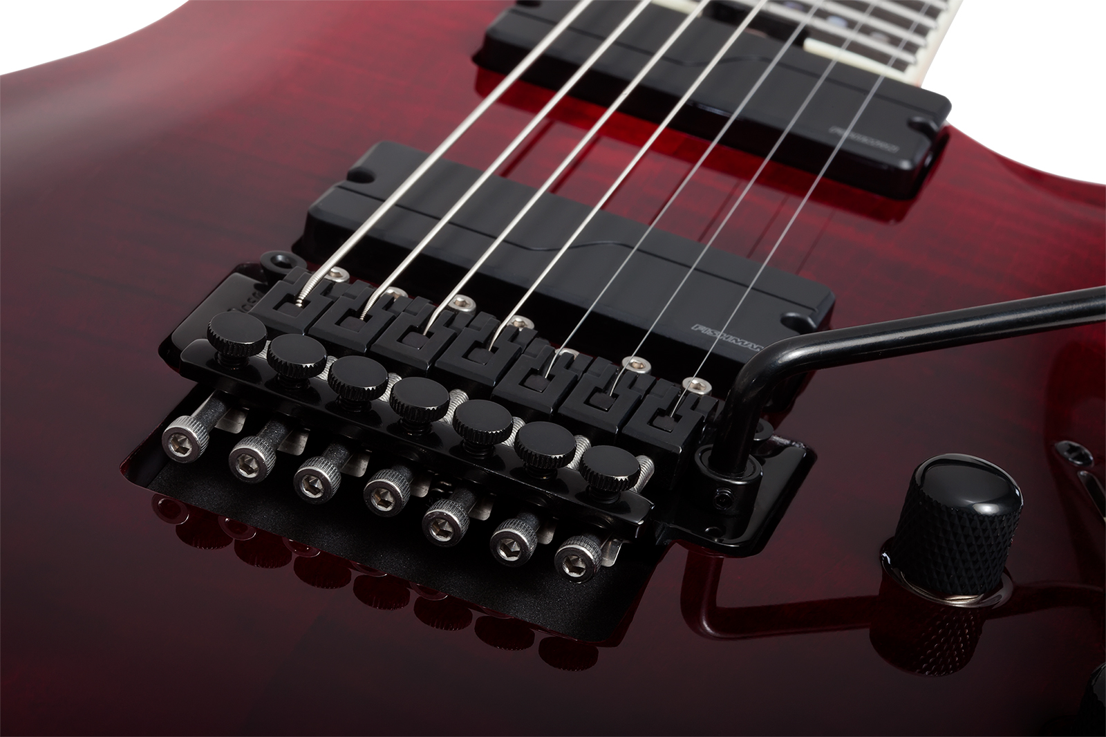 Schecter C7 Fr Sls Elite 7c Baryton 2h Fr Eb - Blood Burst - Guitare Électrique Baryton - Variation 4