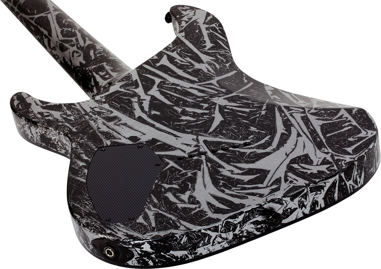 Schecter C7 Multiscale 7c Baryton 2h Ht Eb - Silver Mountain - Guitare Électrique Multi-scale - Variation 8