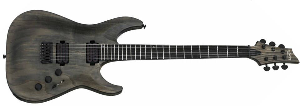 Schecter Apocalypse C-1 2h Ht Eb - Rusty Grey - Guitare Électrique Forme Str - Main picture