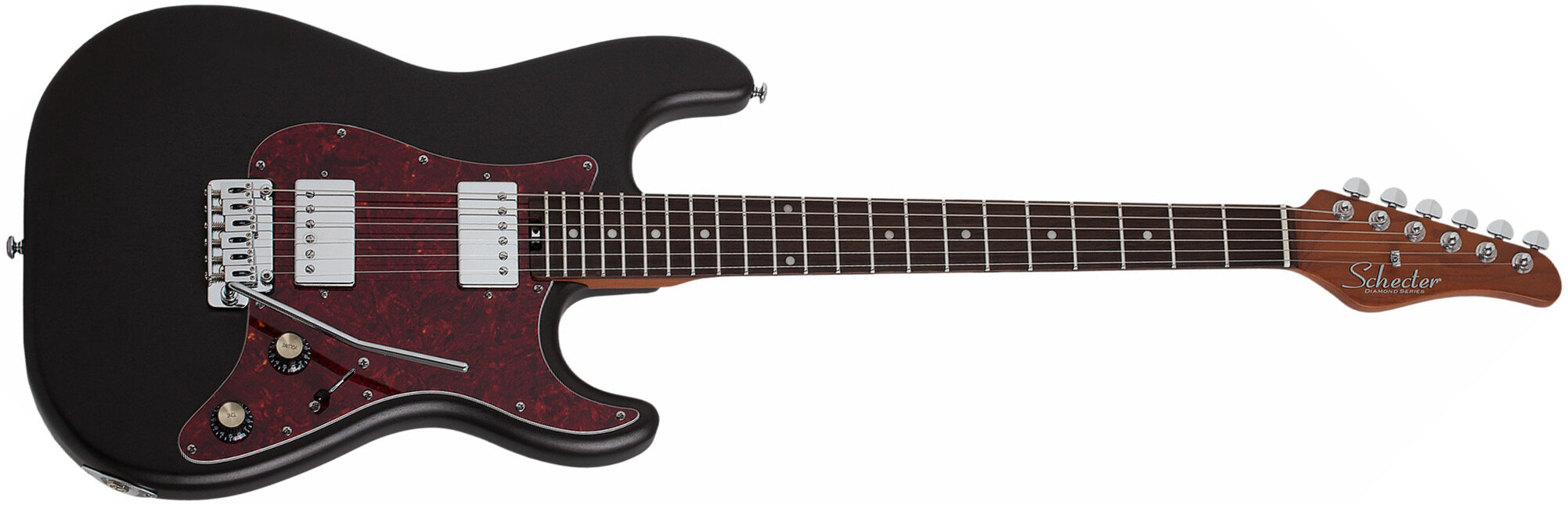 Schecter Jack Fowler Traditional Signature 2h Trem Eb - Black Pearl - Guitare Électrique Forme Str - Main picture