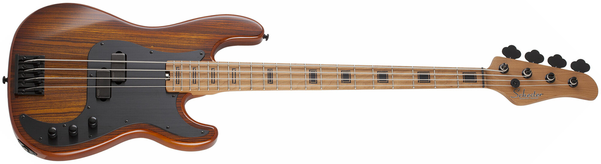 Schecter P-4 Exotic Active Emg Mn - Faded Vintage Sunburst - Basse Électrique Solid Body - Main picture