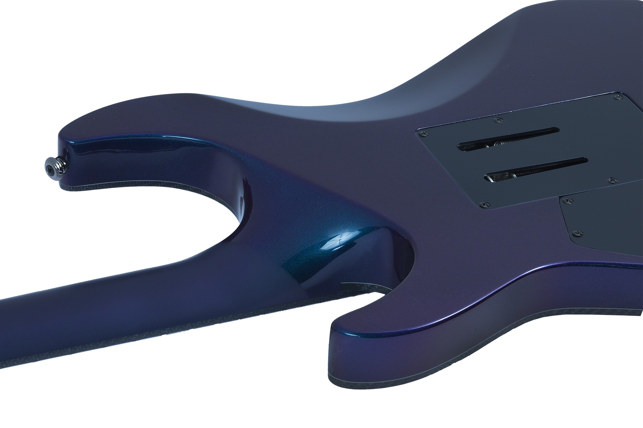 Schecter Hellraiser Hybrid C-1 Frs 2h Emg Sustainiac Eb - Ultra Violet - Guitare Électrique Forme Str - Variation 4