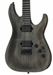 Guitare électrique forme str Schecter C-1 Apocalypse - Rusty grey