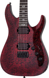 Guitare électrique double cut Schecter C-1 Apocalypse - Red reign