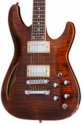 Guitare électrique forme str Schecter C-1 E/A Classic - Cat's eye