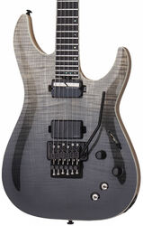 Guitare électrique forme str Schecter C-1 FR S SLS Elite - Black fade burst