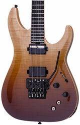 Guitare électrique forme str Schecter C-1 FR S SLS Elite - Antique fade burst