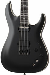 Guitare électrique forme str Schecter C-1 S HT SLS Elite Evil Twin - Satin black