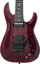 Guitare électrique 7 cordes Schecter C-7 FR S Apocalypse - Red reign