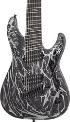 Guitare électrique 8 et 9 cordes Schecter C-8 Multiscale Silver Mountain - Silver mountain