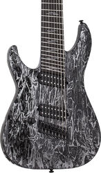 Guitare électrique gaucher Schecter C-8 Multiscale Silver Mountain LH - Silver mountain