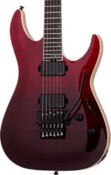 Guitare électrique forme str Schecter C-1 FR SLS Elite - Blood Burst