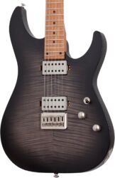 Guitare électrique forme str Schecter C-1 Standard Plus - TRANS BLACK BURST