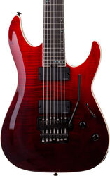 Guitare électrique baryton Schecter C-7 FR SLS Elite - Blood Burst