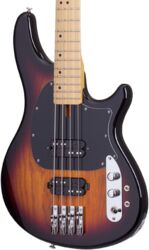 Basse électrique solid body Schecter CV-4 - 3-tone sunburst