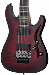 Guitare électrique 7 cordes Schecter Demon-7 FR - Crimson red burst