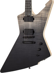 Guitare électrique métal Schecter E-1 SLS Elite - Black fade burst