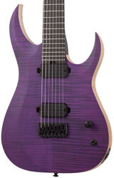 Guitare électrique 7 cordes Schecter John Browne Tao-7 - Satin trans purple