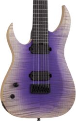 Guitare électrique baryton Schecter John Browne Tao-7 7-String Left-handed - OZONE BURST