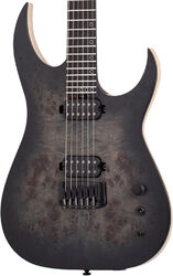 Guitare électrique double cut Schecter Keith Merrow KM-6 MK-III Artist - Trans black burst