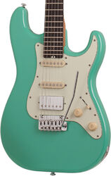 Guitare électrique forme str Schecter Nick Johnston Traditional H/S/S - Atomic green