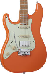 Guitare électrique gaucher Schecter Nick Johnston Traditional H/S/S Gaucher - Atomic orange
