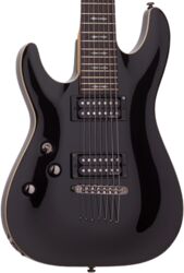 Guitare électrique gaucher Schecter Omen-7 LH Gaucher - Black