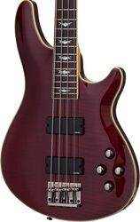 Basse électrique solid body Schecter Omen Extreme-4 - Black cherry