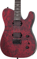 Guitare électrique forme tel Schecter PT Apocalypse - Red reign