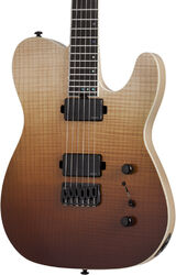 Guitare électrique forme tel Schecter PT SLS Elite - Antique fade burst